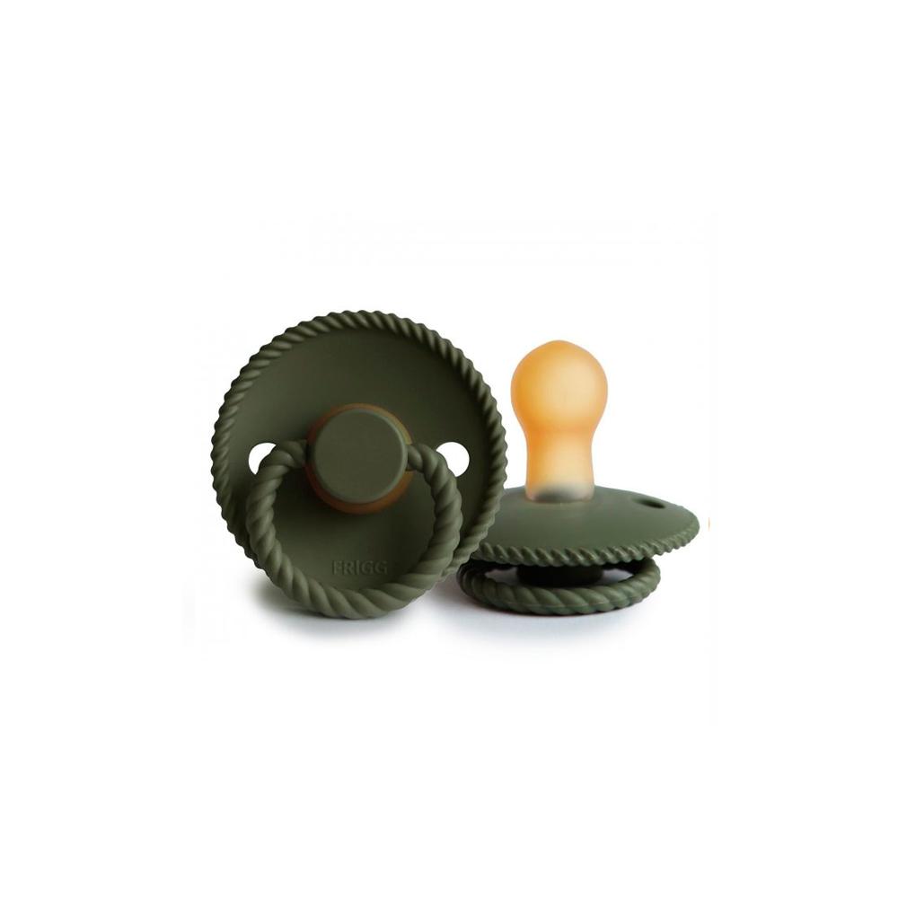 Пустышка Frigg Rope Latex Olive 0-6м+ Пустышка Frigg Rope Latex Olive 0-6м+