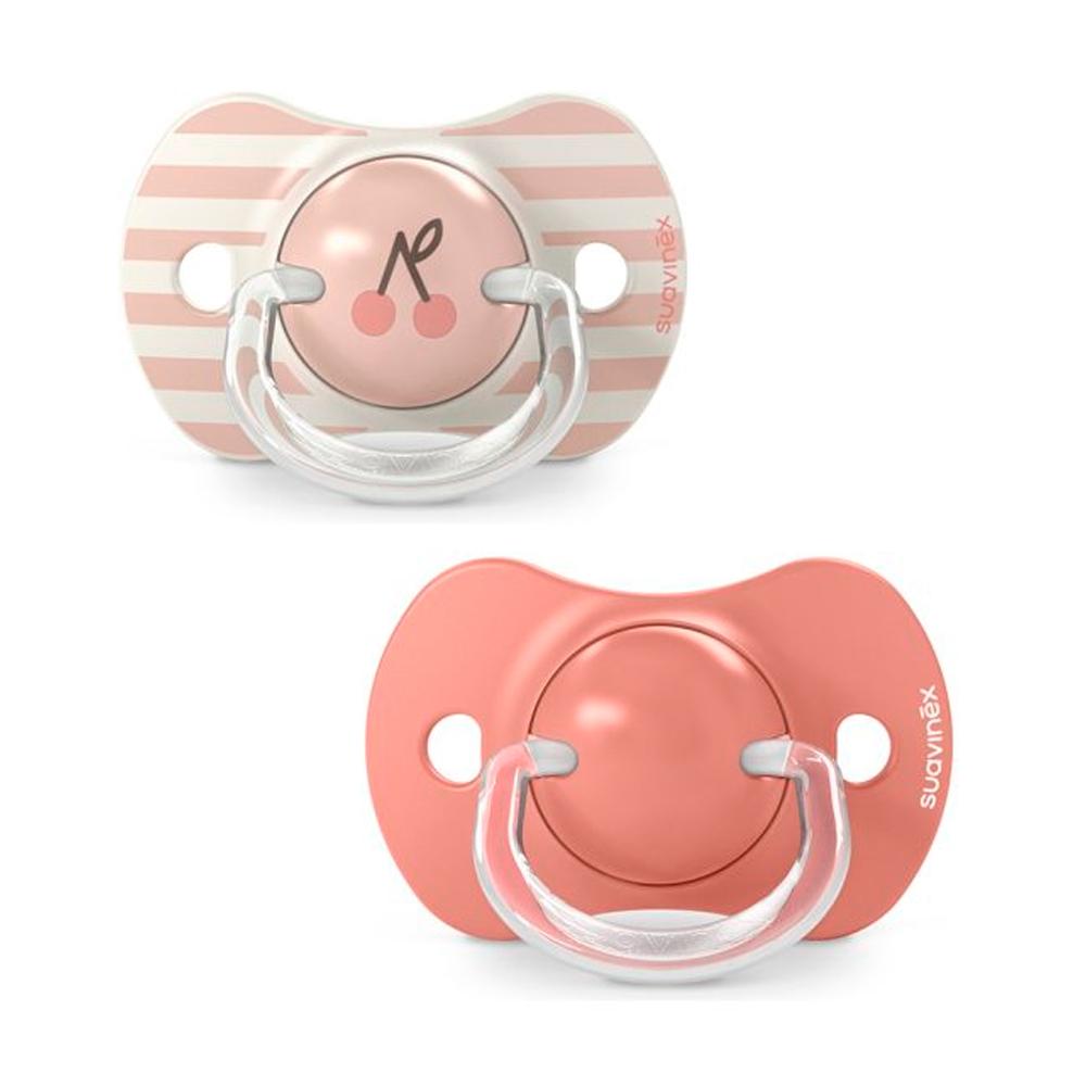 Пустышка Suavinex Birdies розовая 18м+ 2шт Пустышка Suavinex Birdies розовая 18м+ 2шт