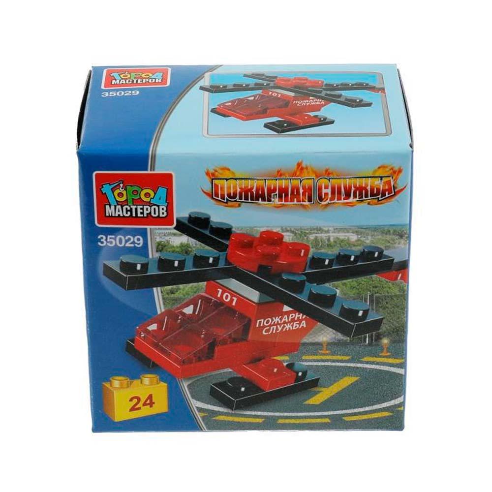 Конструктор пожарный вертолет Город мастеров
