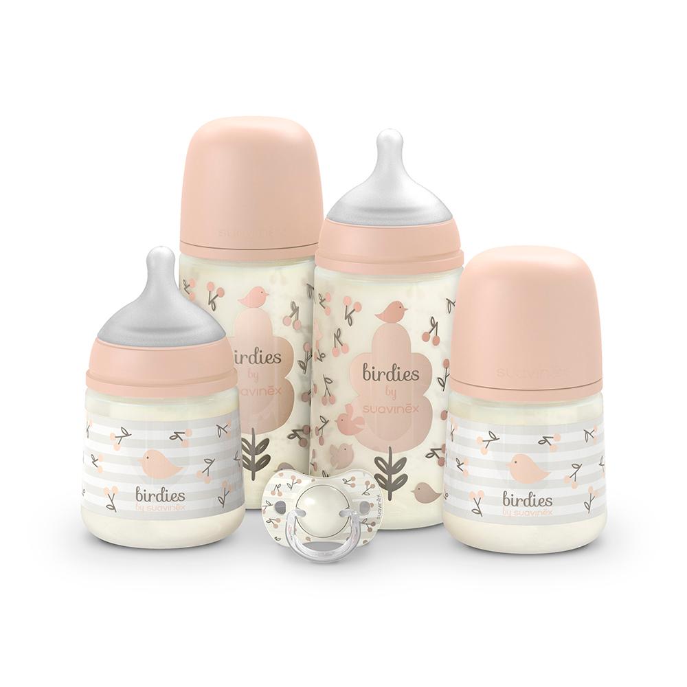 Подарочный набор Suavinex Birdies розовый