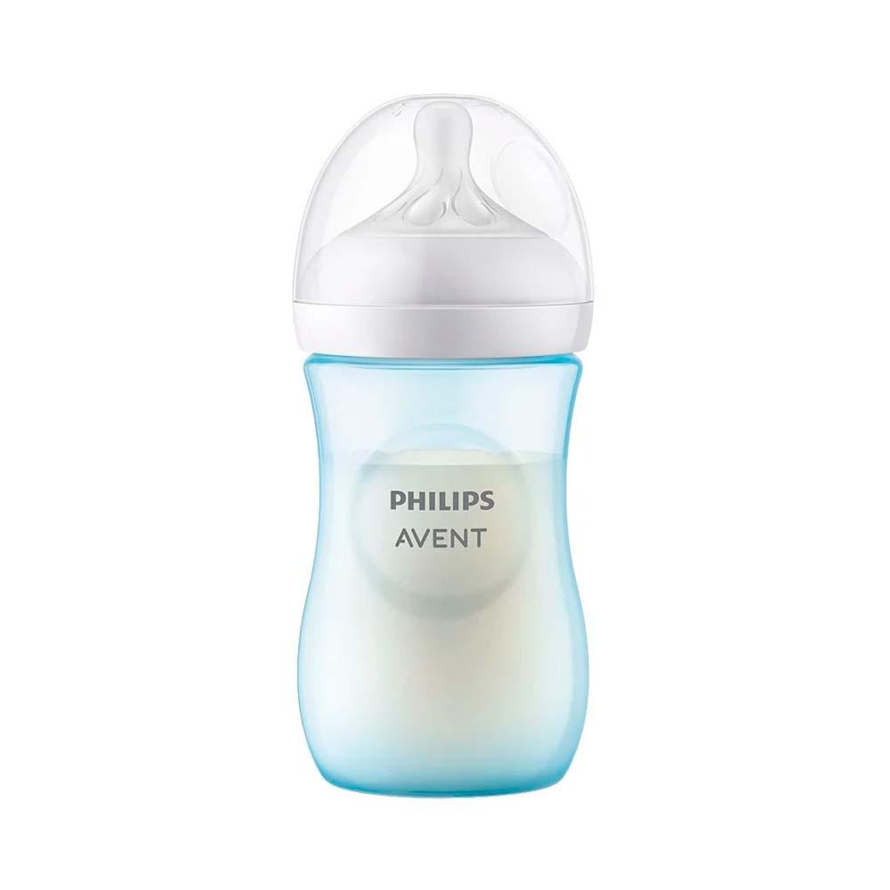 Бутылочка для кормления Philips Avent Natural Response голубая 1м+ 260 мл