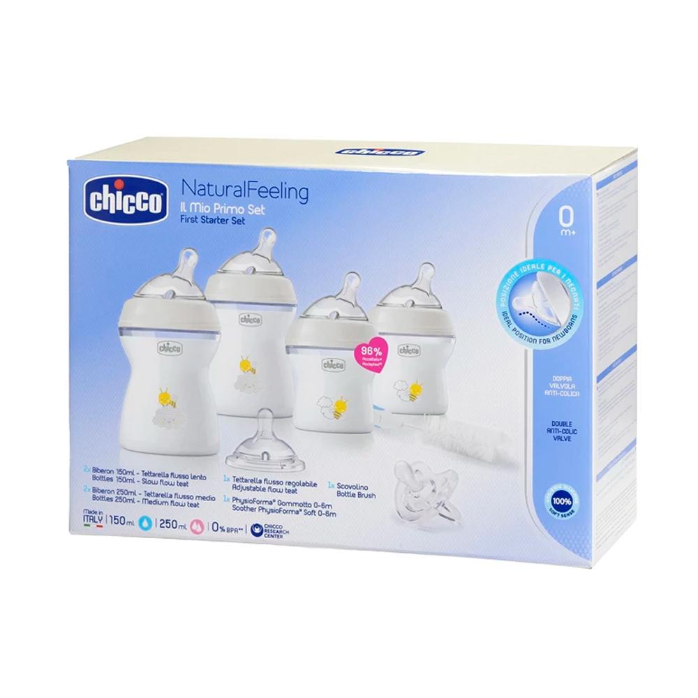 Набор бутылочек Chicco Natural Feeling Набор бутылочек Chicco Natural Feeling