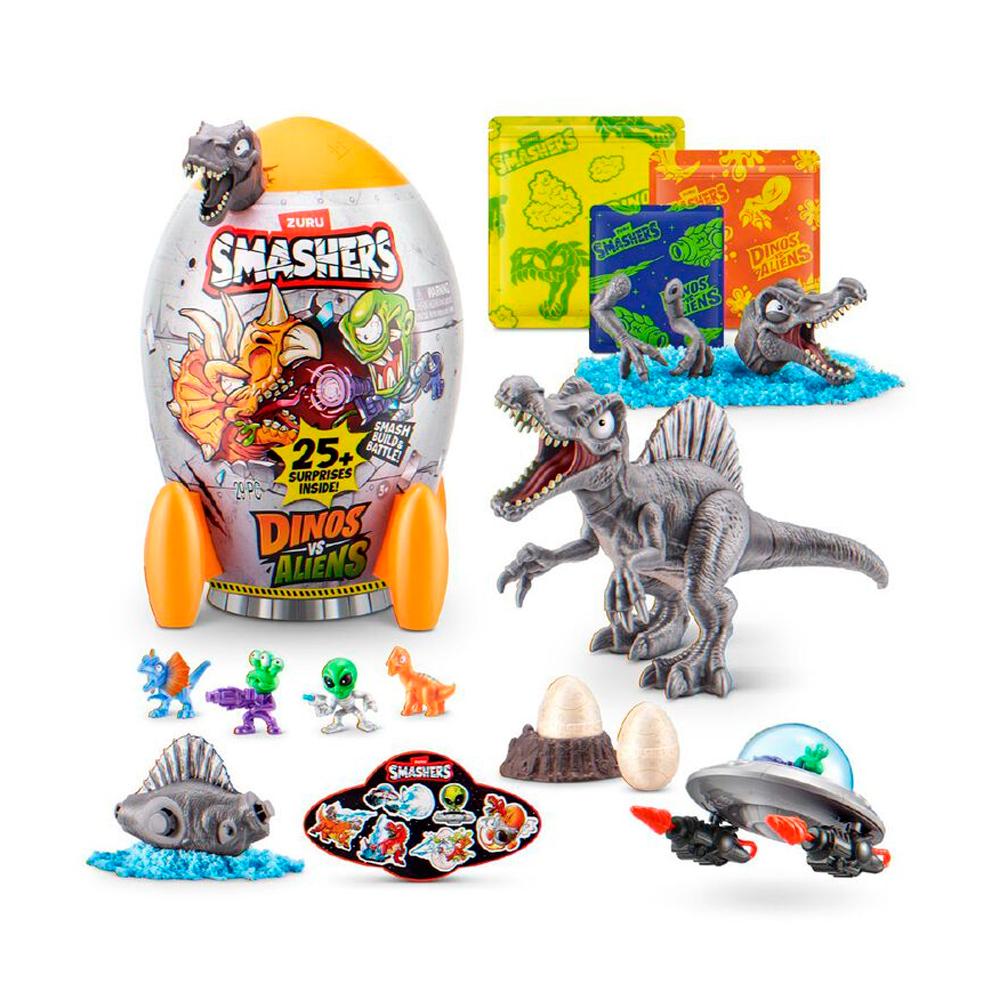Фигурка-сюрприз Smashers Dinos VS Aliens Rocket