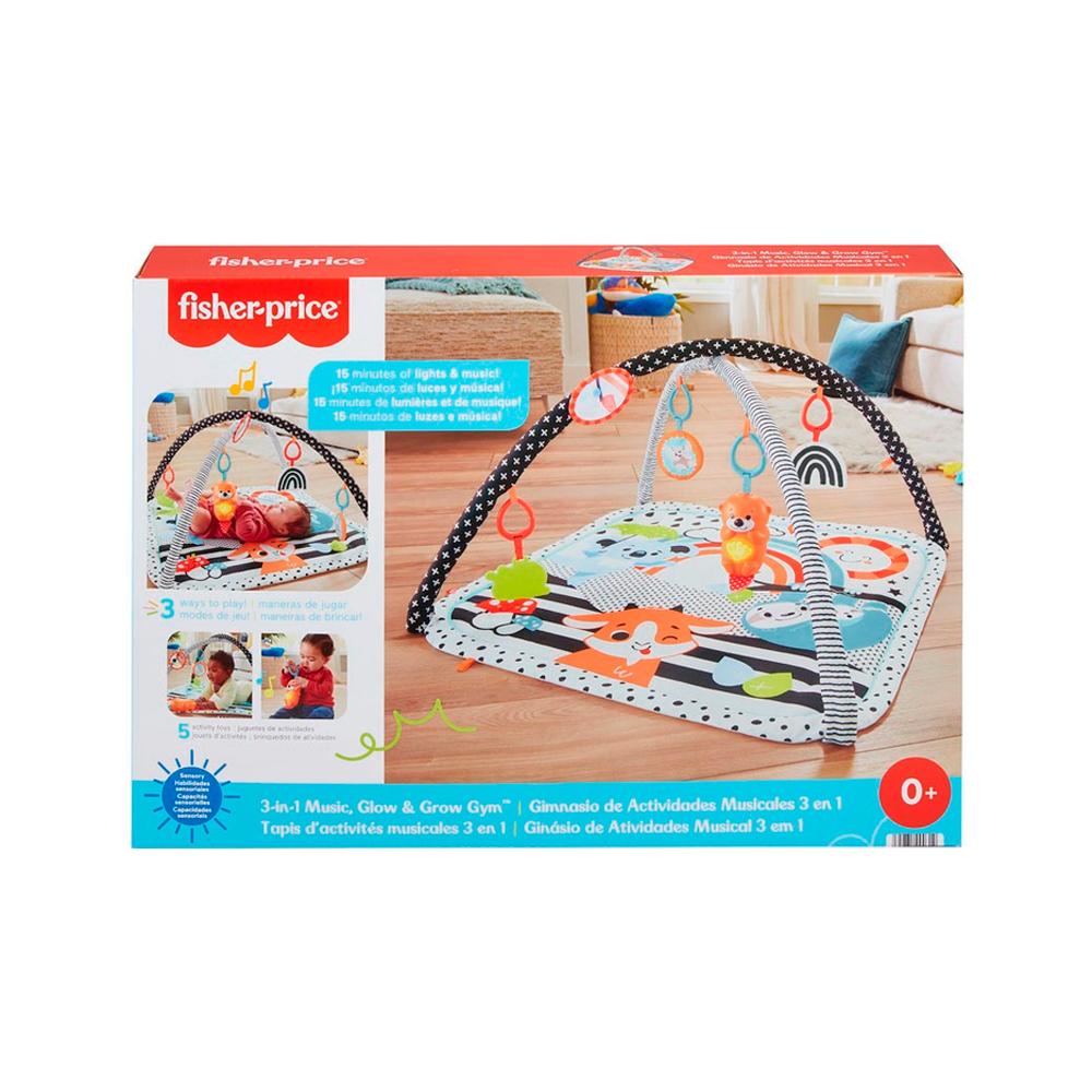 Развивающий коврик Fisher Price Glow & Grow Gym 3в1