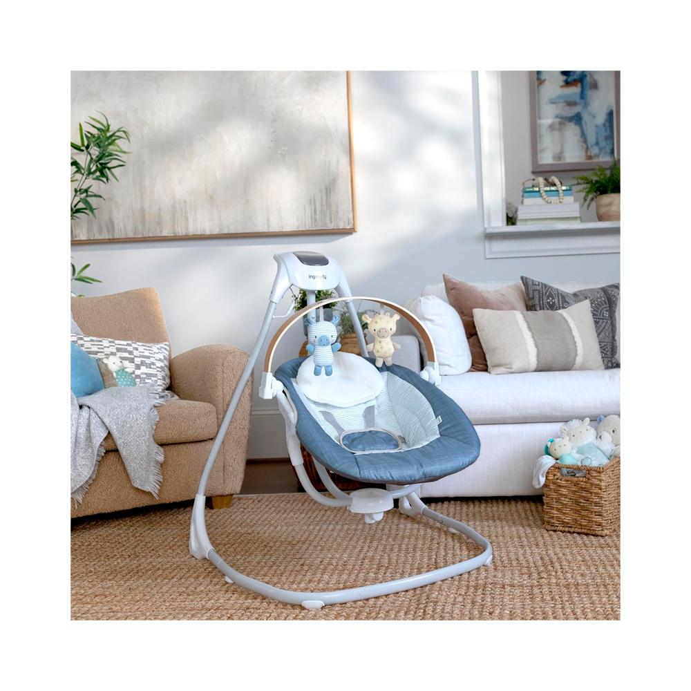 Электронные качели Ingenuity Simple comfort серый