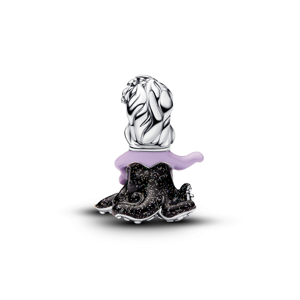 Disney Ursula sterling silver charm with black, purple, red and blue enamel