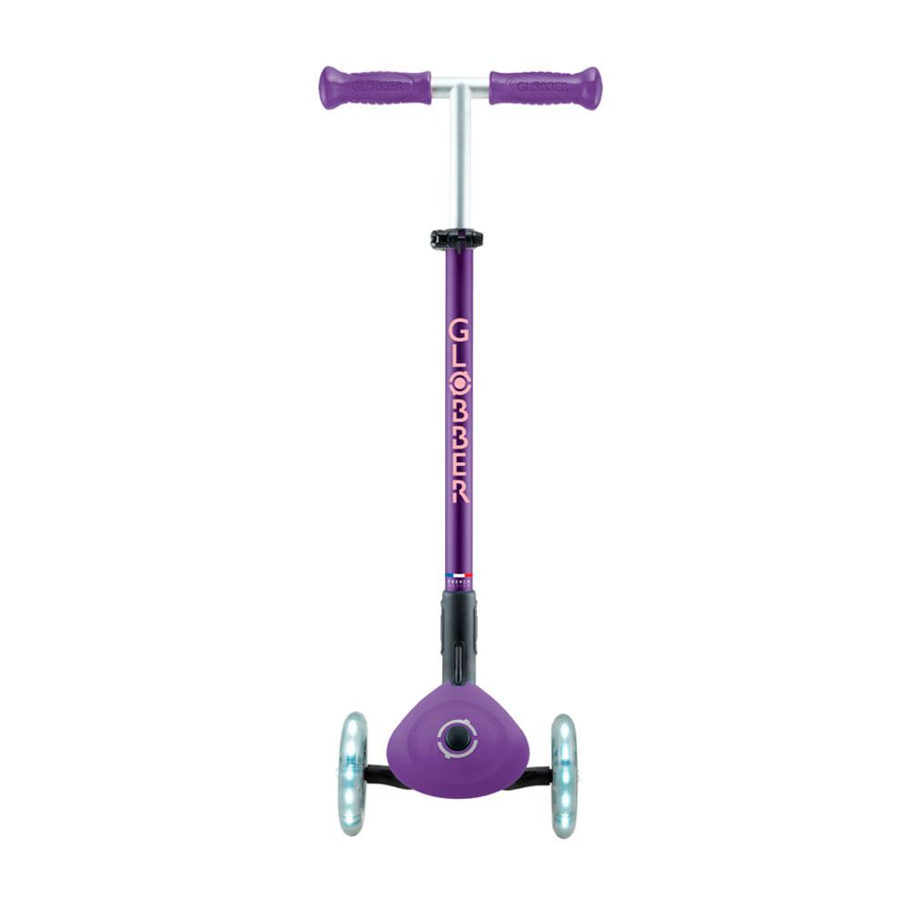 Трёхколесный самокат Globber Primo Foldable Plus Lights Purple