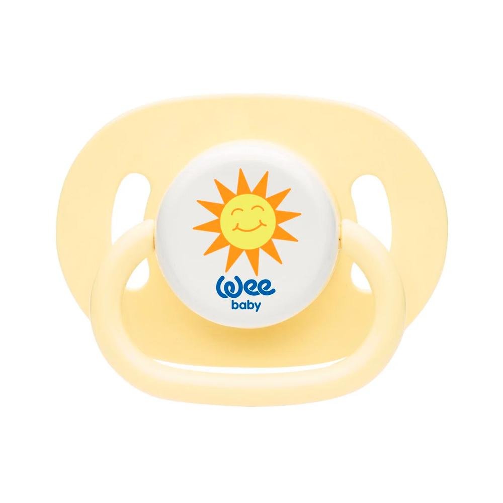 Пустышка Wee Baby 829 с овальным щитком 0м+