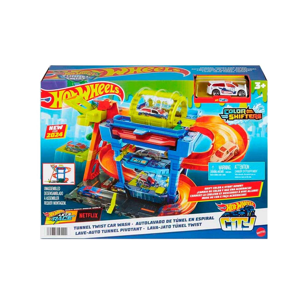 Игровой набор Hot Wheels Автомойка безумные виражи Mattel