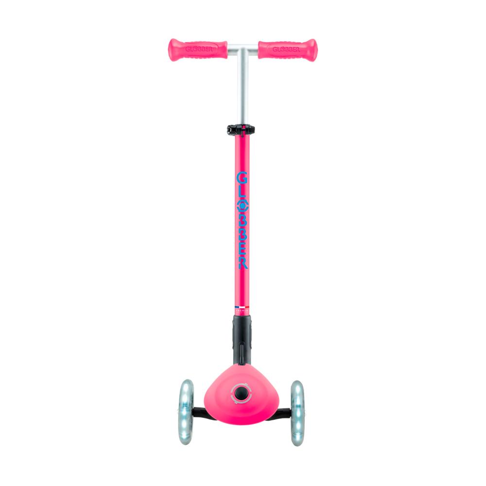 Трёхколесный самокат Globber Primo Foldable Plus FUCHSIA / SKY BLUE