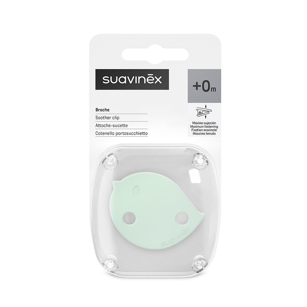 Держатель для пустышки Suavinex Birdies зеленый Держатель для пустышки Suavinex Birdies зеленый