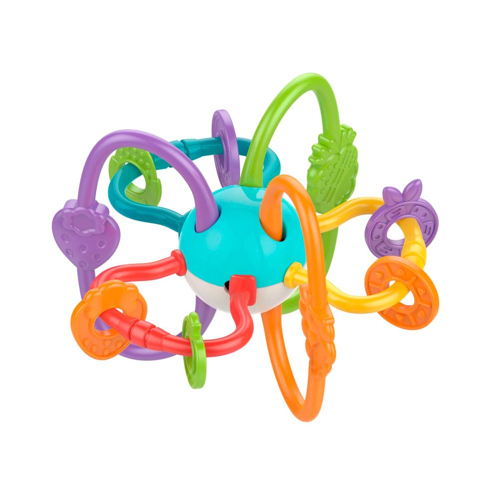 Погремушка-прорезыватель сфера Фрукты Huanger HE0190