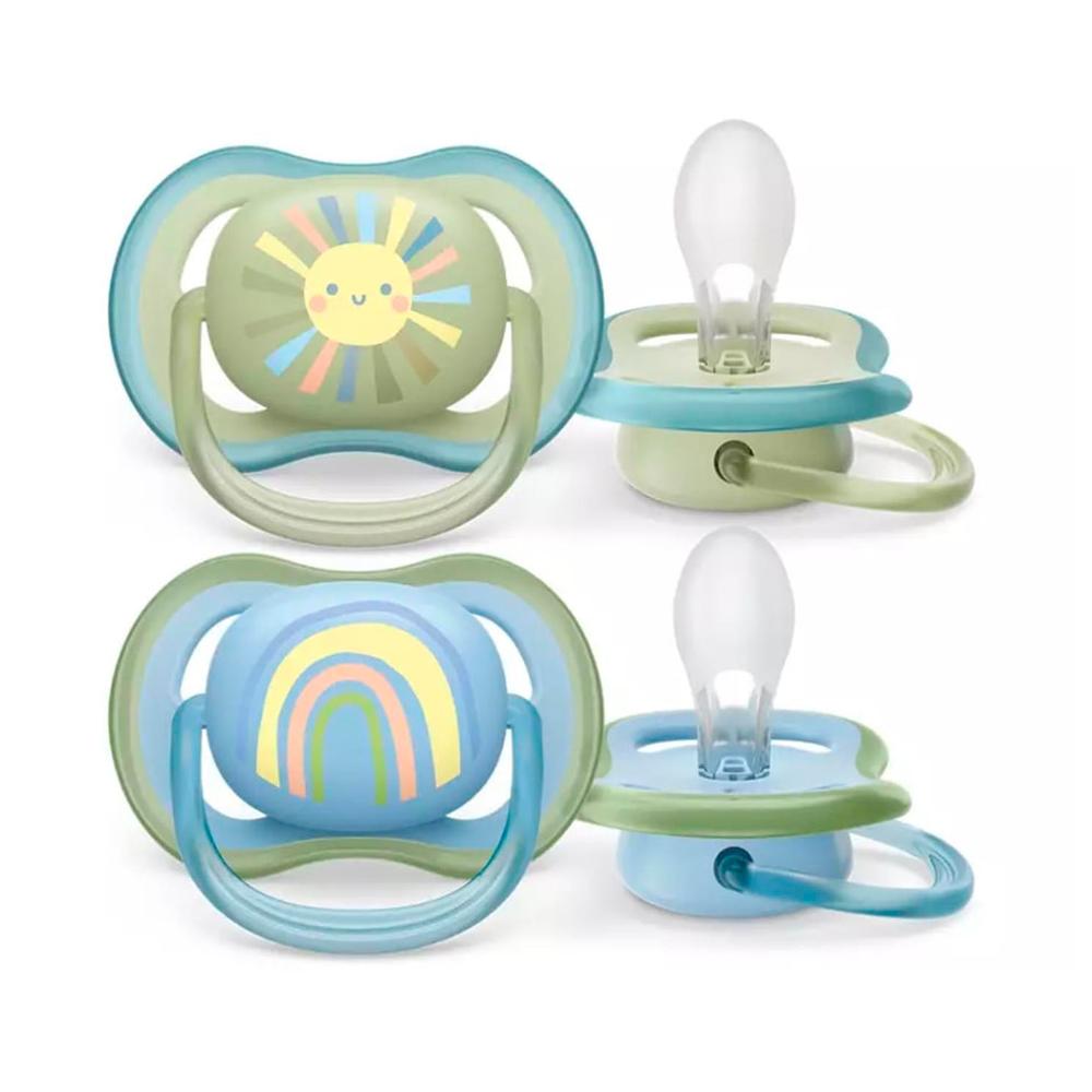 Пустышка Philips Avent Ultra Air ортодонтическая 0-6 мес 2 шт