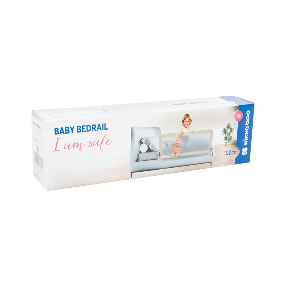 Бортик для кровати KikkaBoo Beige 102 см