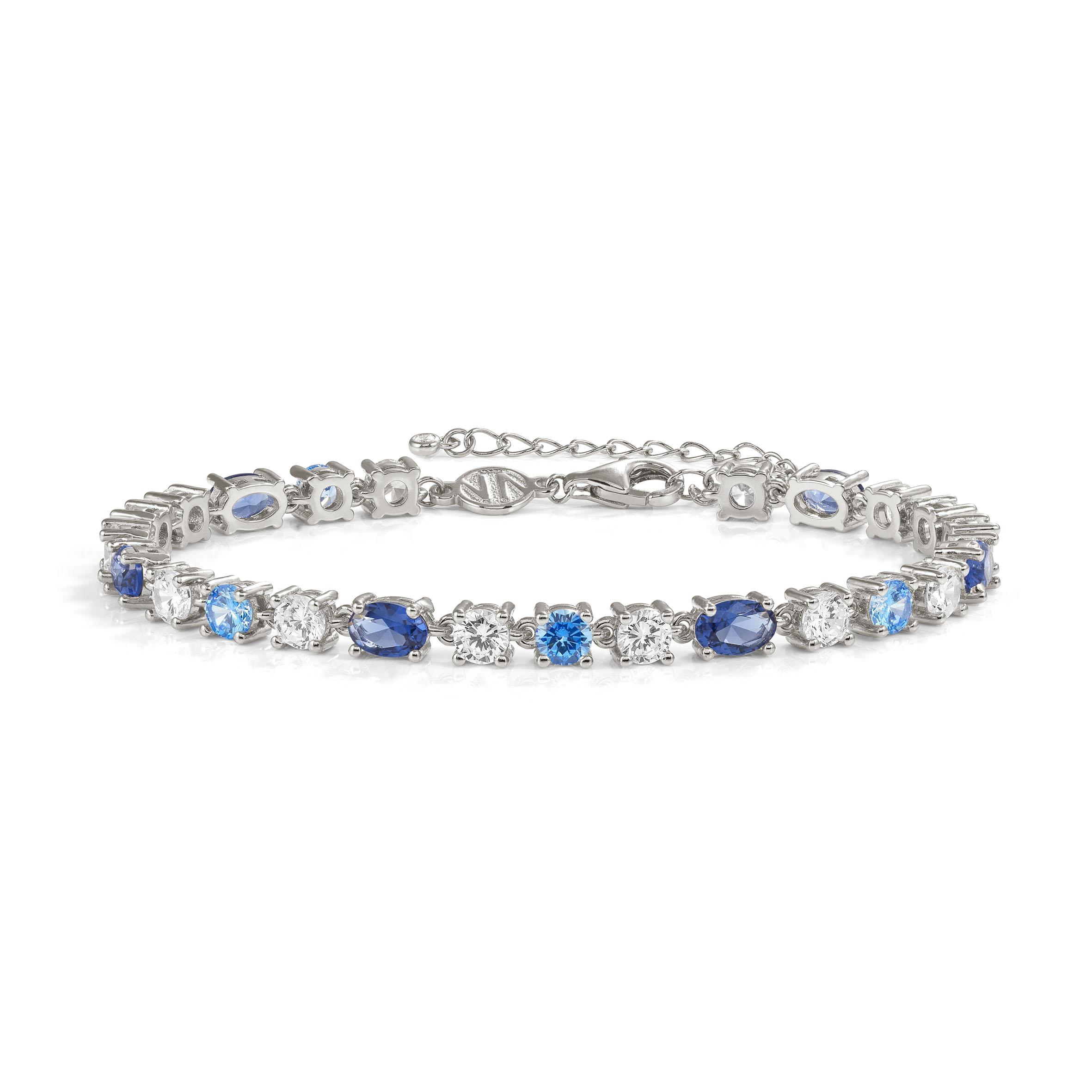 MOSAICA bracelet in 925 sterling silver (RICH) and colored cubic zirconia (010_Silver)