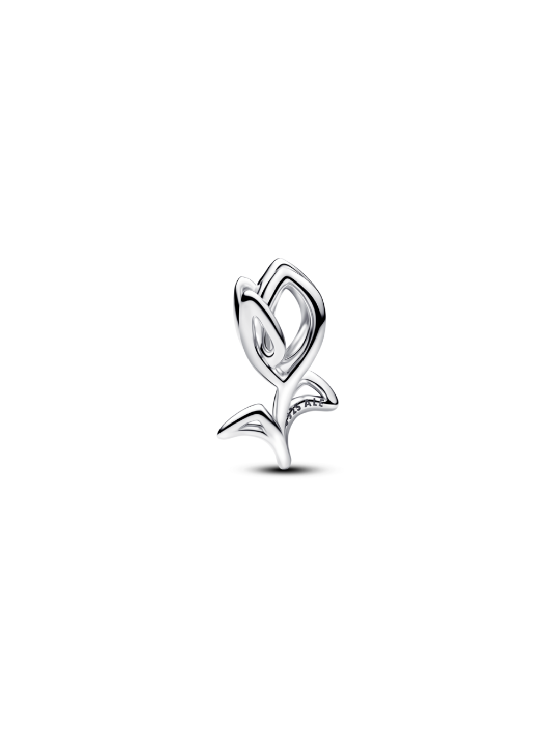 Tulip sterling silver charm