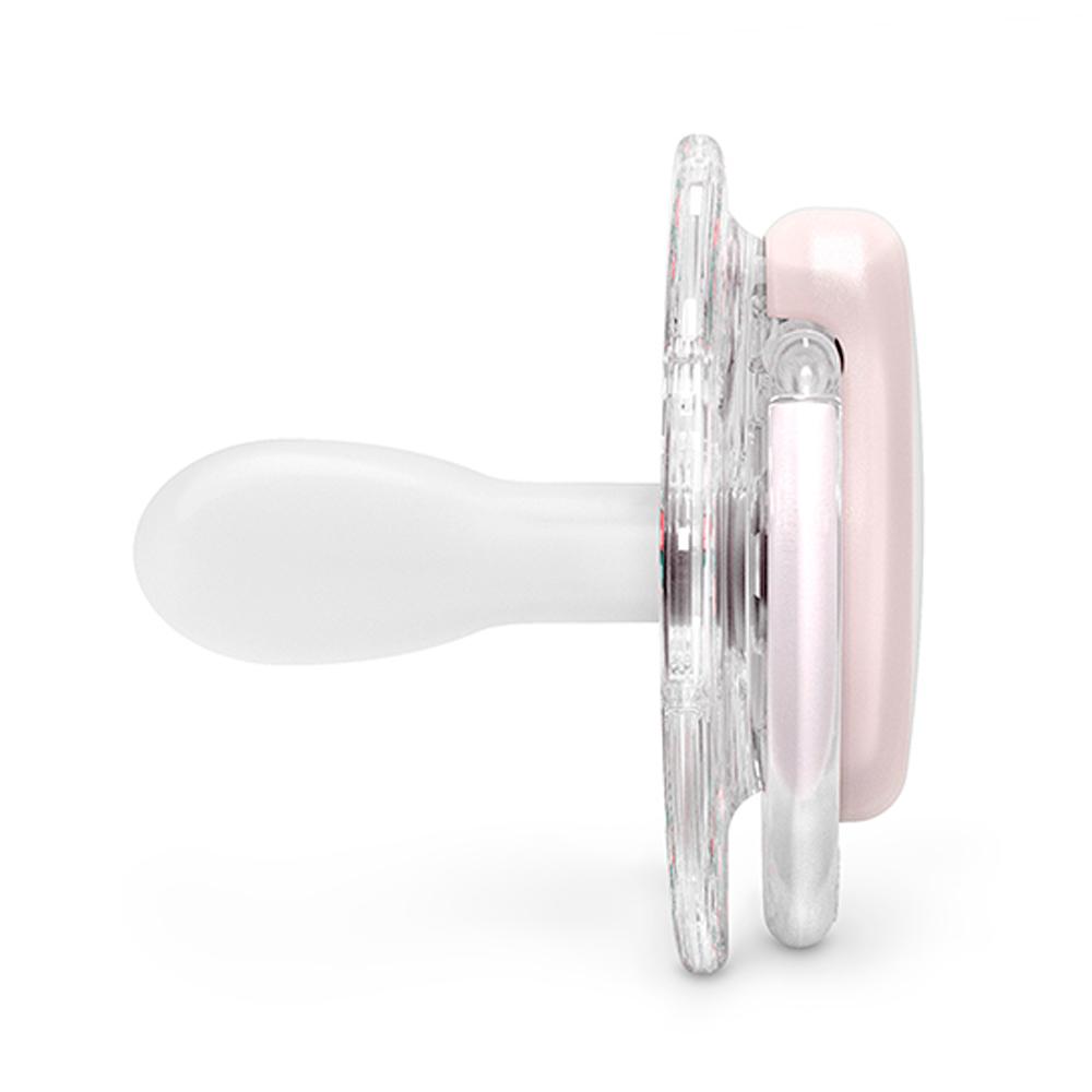 Пустышка Suavinex Poetry розовая 0-6м