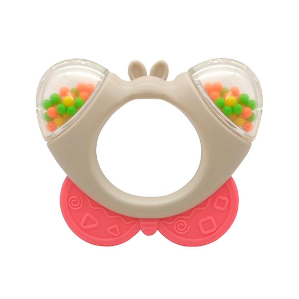 Погремушка-прорезыватель в виде бабочки Huanger HE0103 Погремушка-прорезыватель в виде бабочки Huanger HE0103