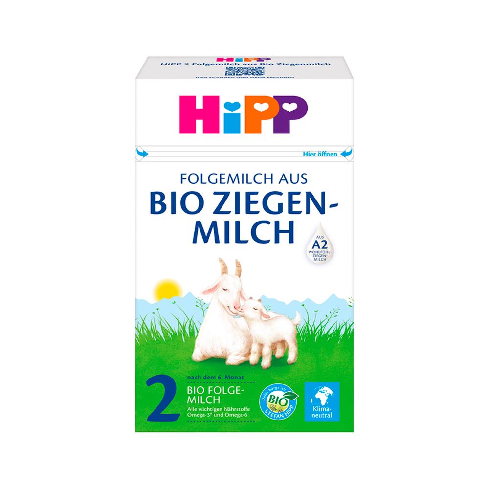 Органическая сухая смесь HiPP 2 на козьем молоке с 6 месяцев