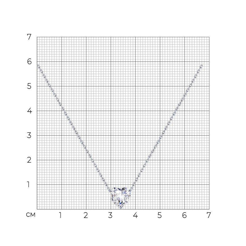 007 - Колье 94070215 Ag 925