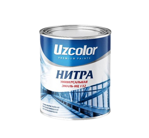 Эмаль UZCOLOR Нитра белый 800 гр