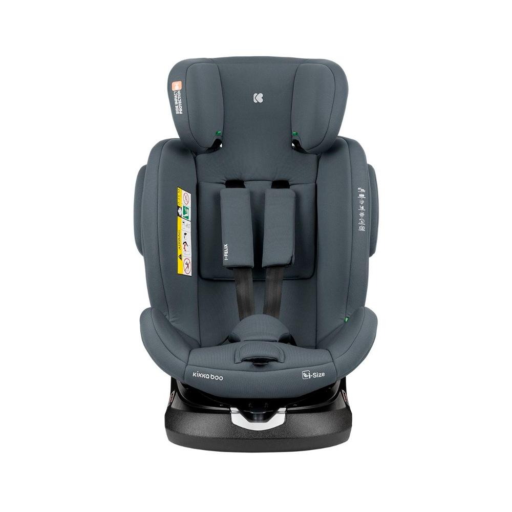 Автокресло KikkaBoo i-Felix i-SIZE Dark Grey