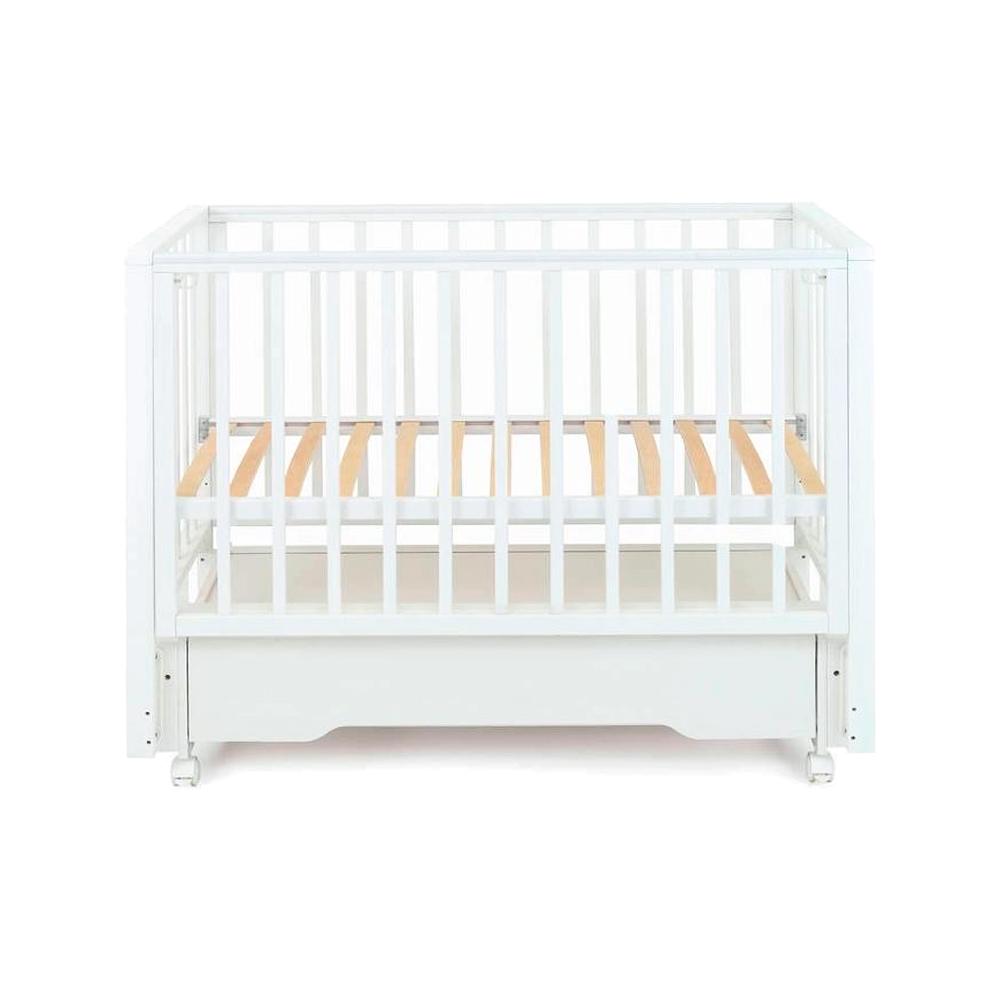 Кровать детская RANT BERGEN PLUS Cloud White артикул 800 маятник и ящик 120*60