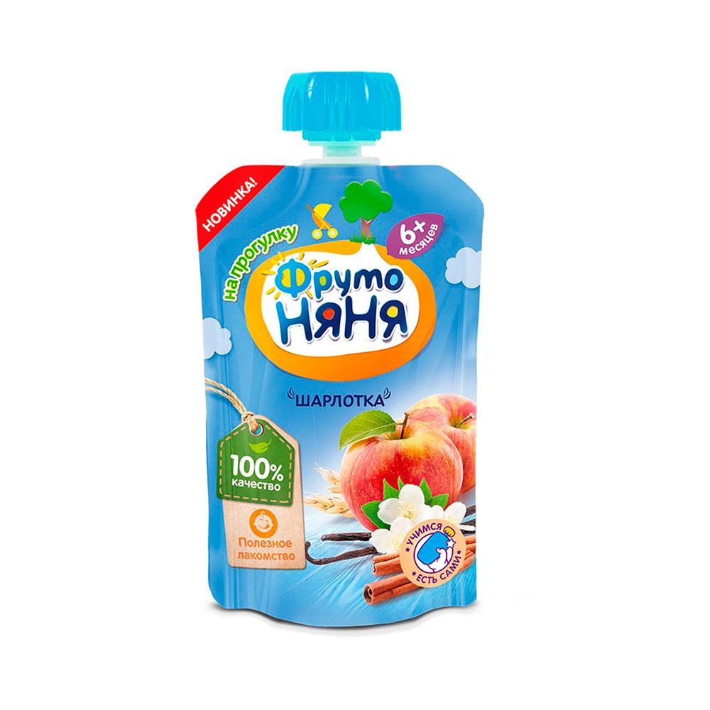 Пюре ФрутоНяня Шарлотка 6м+ 90 гр