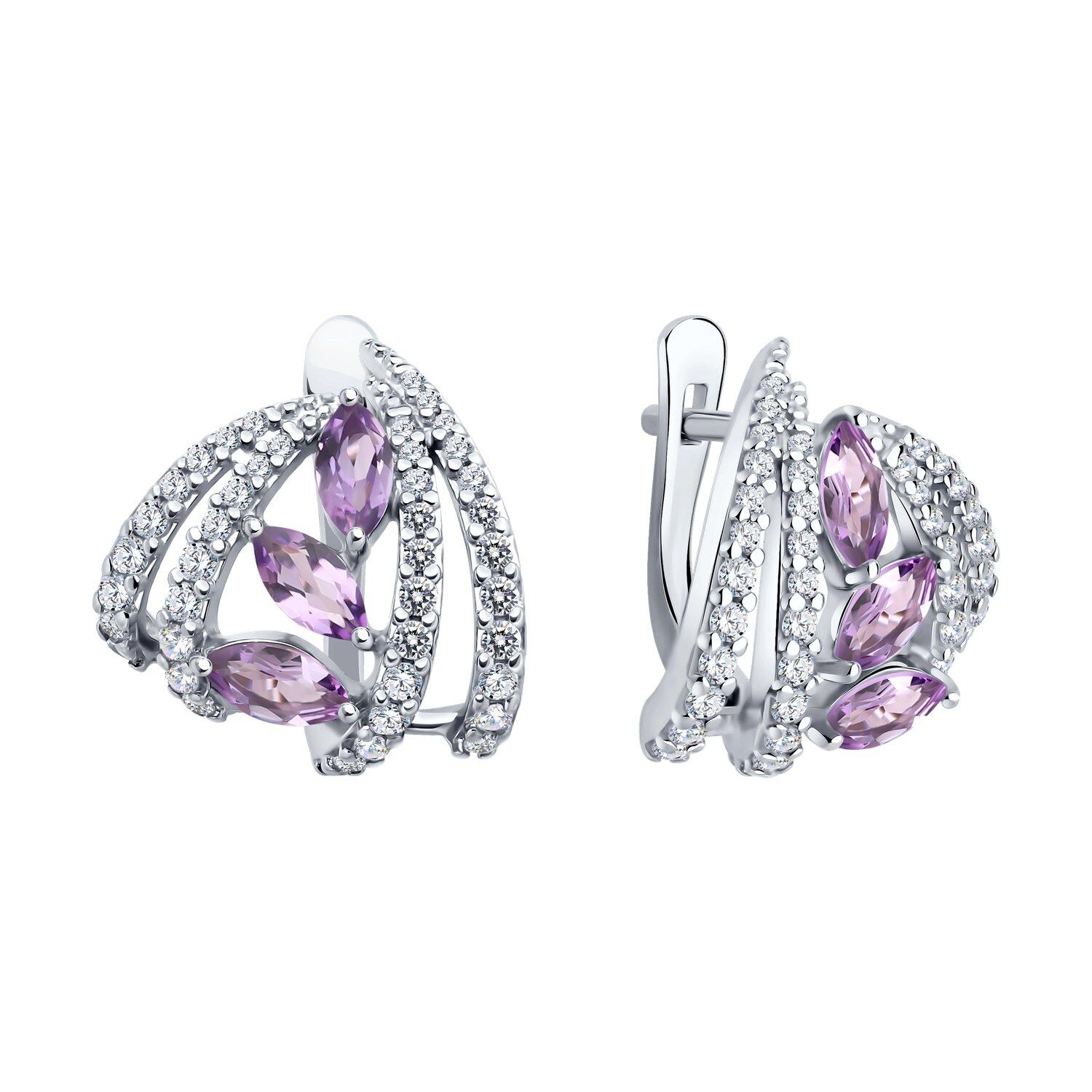 072 - Серьги 92023054 Ag 925