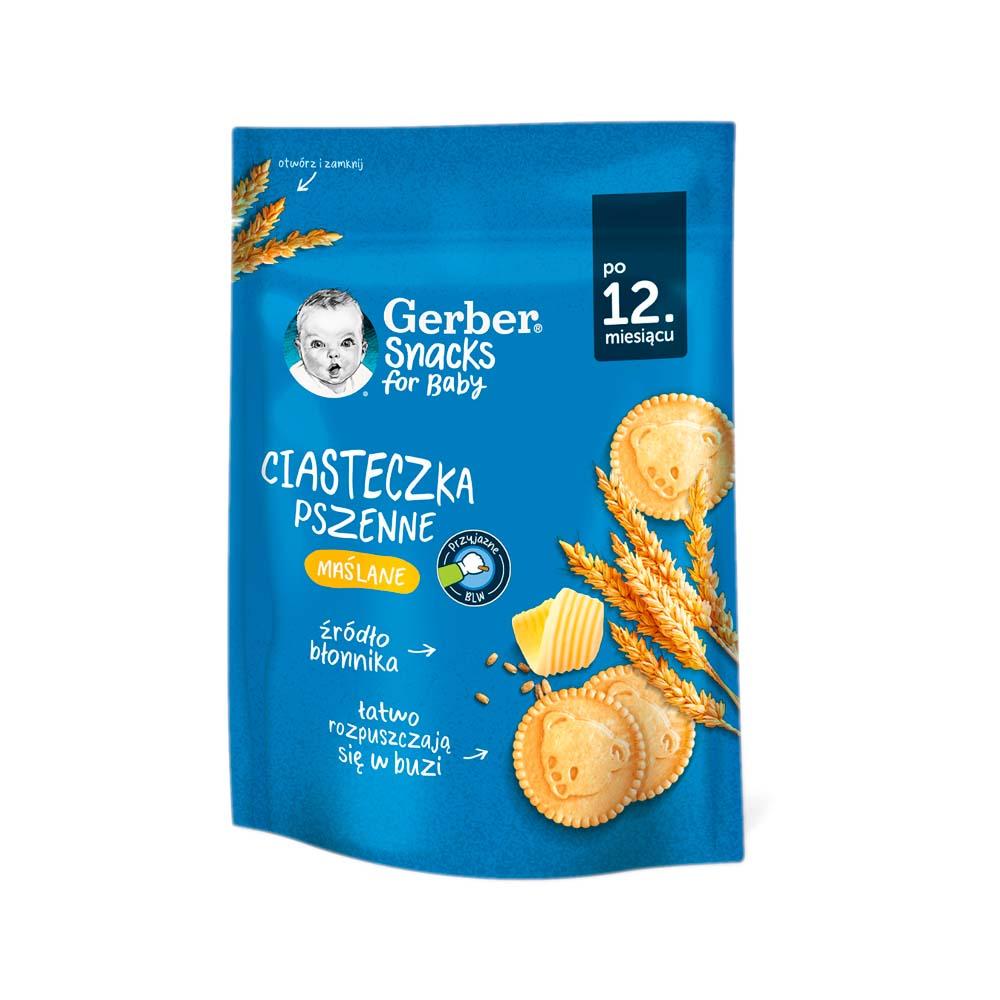 Сдобное пшеничное печенье Gerber на сливочном масле для детей 12 м+  150 г