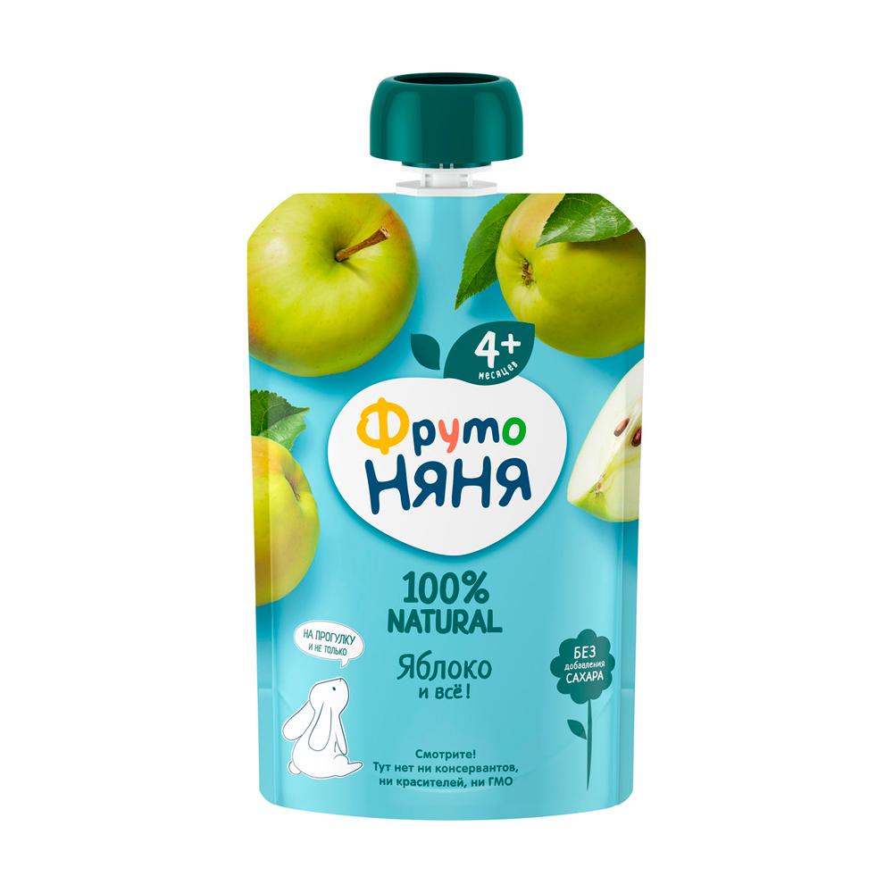 Пюре ФрутоНяня из яблок 4м+ 90 гр Пюре ФрутоНяня из яблок 4м+ 90 гр