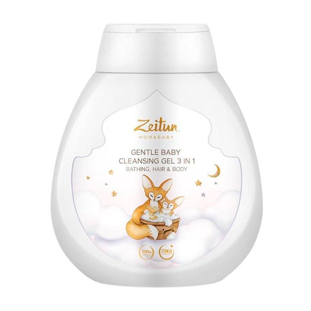 Нежный детский гель 3 в 1 Zeitun для купания очищения волос и тела 250 мл