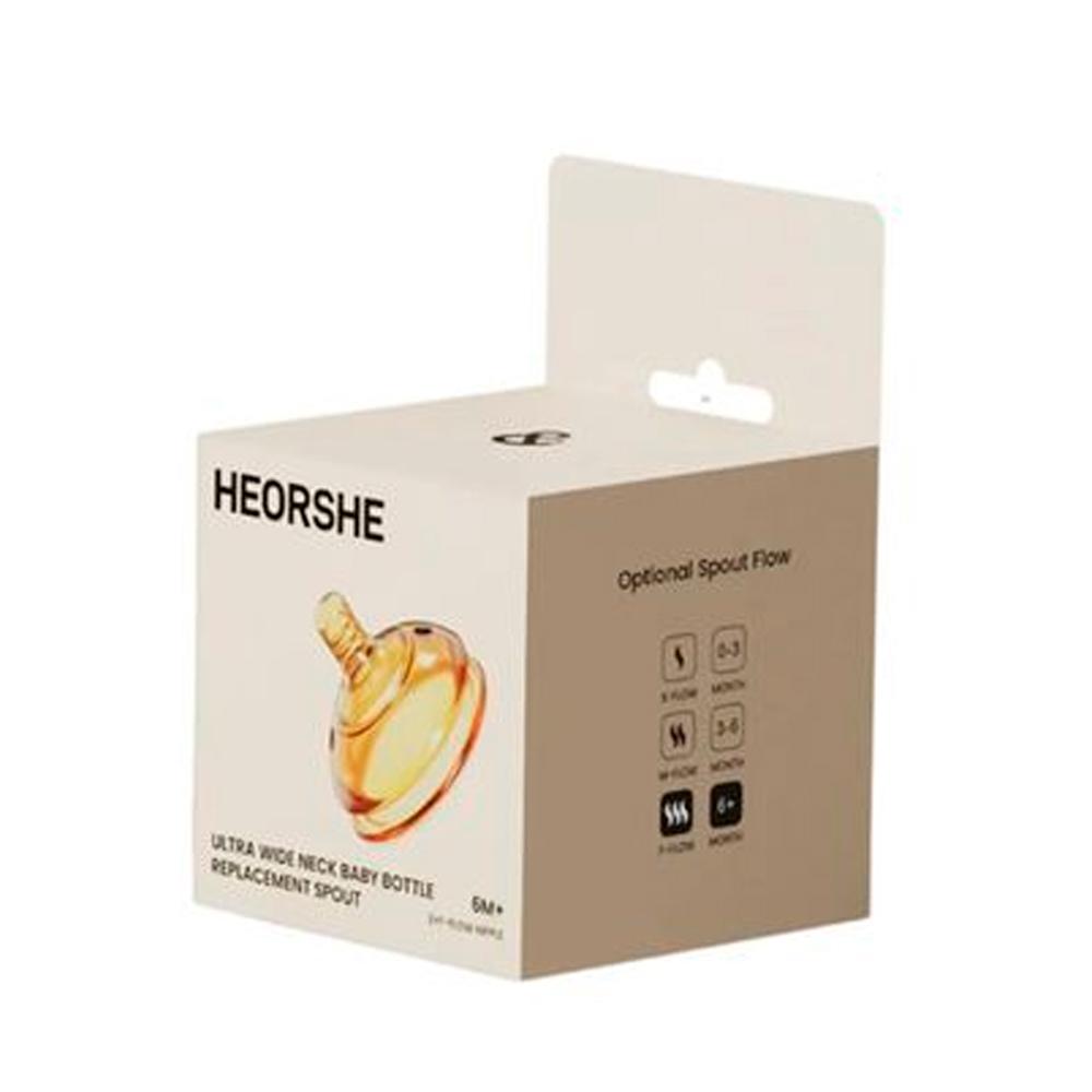 Соски сменные на бутылочку HEORSHE 6м+ 2шт Соски сменные на бутылочку HEORSHE 6м+ 2шт