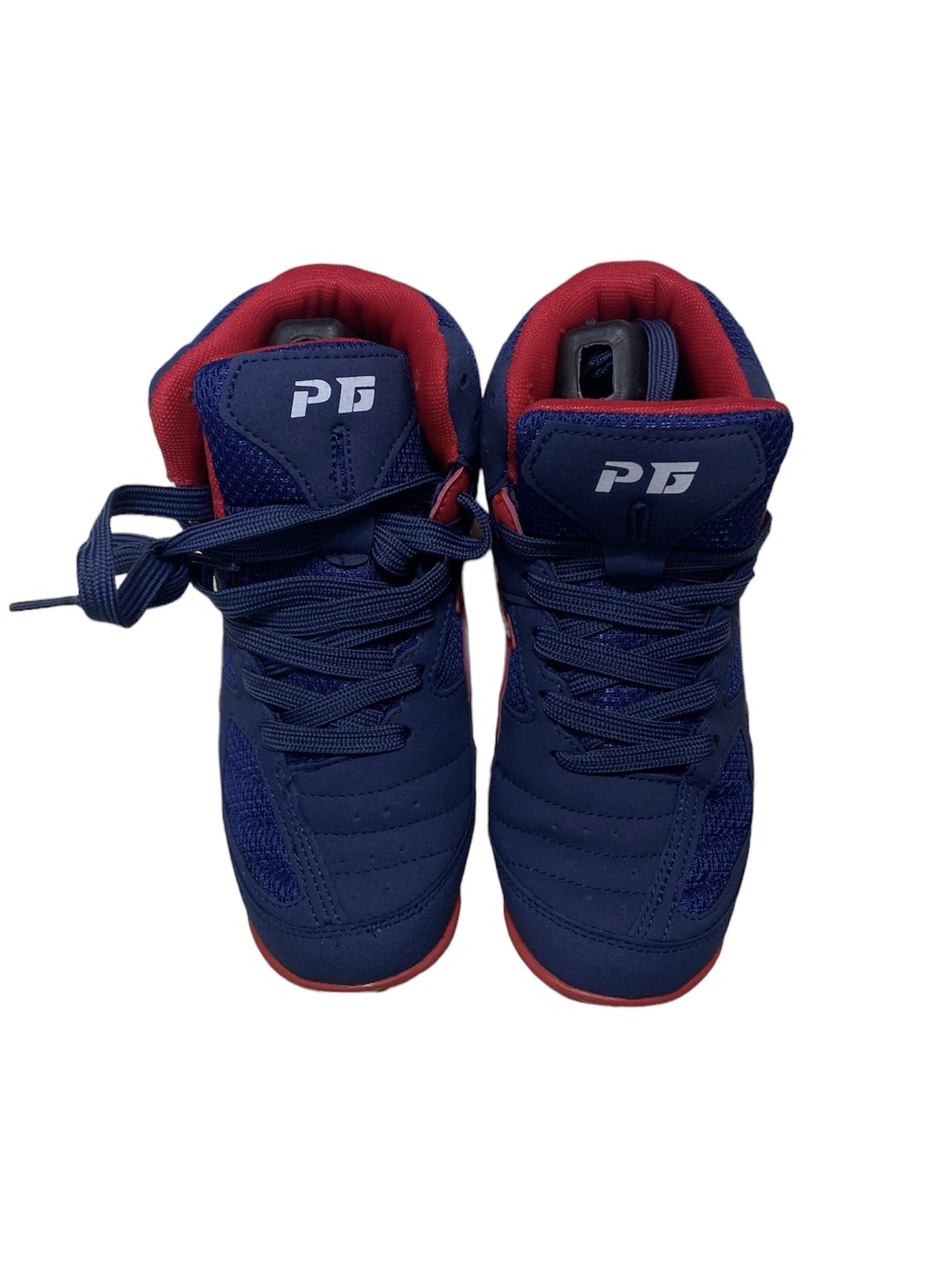 Борцовка обувь ASICS PG Snapdown Темно Синий Красный 35