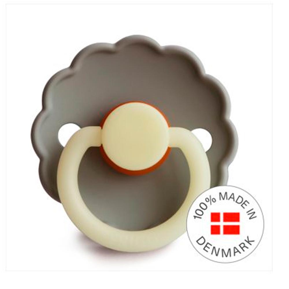 Пустышка FRIGG Daisy Latex Portobello Night 0-6м