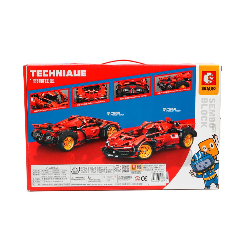 Конструкторский набор Techniaue 1:18 Red