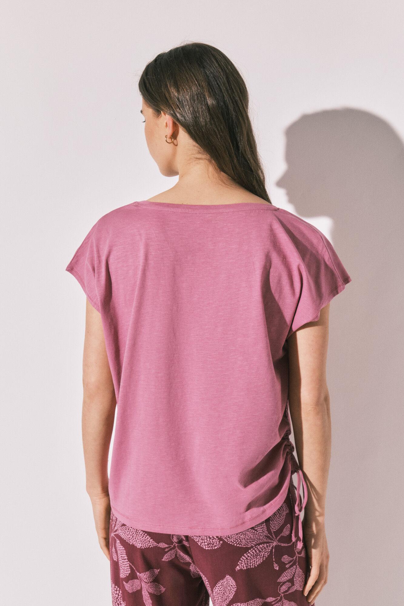 MMS DRAPPED TEE PINK