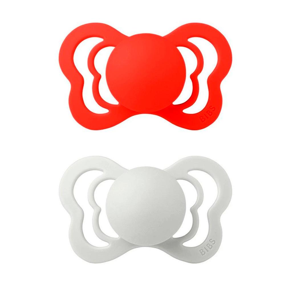 Пустышка BIBS Pacifier Couture Candy Apple/Haze 0-6м 2шт
