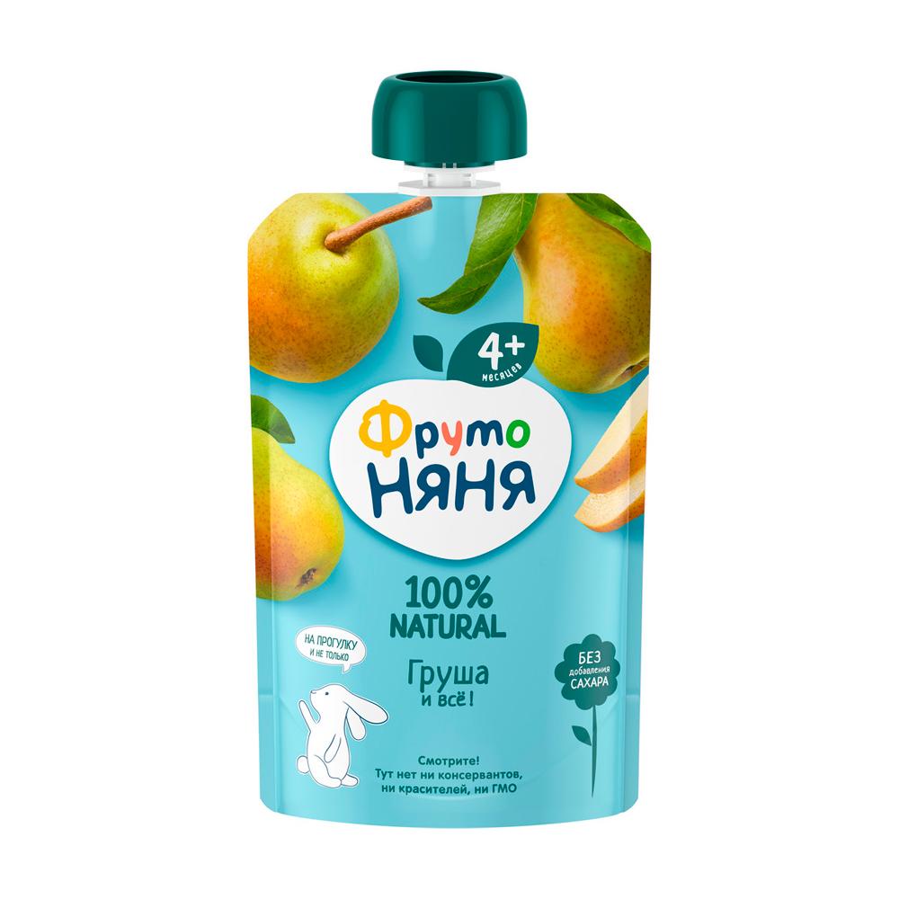 Пюре ФрутоНяня из груш с 4м+ 90 гр