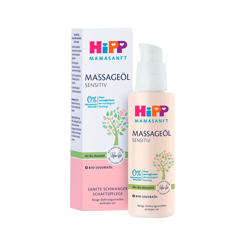 Масло массажное от растяжек HIPP MAMASANFT 100 мл