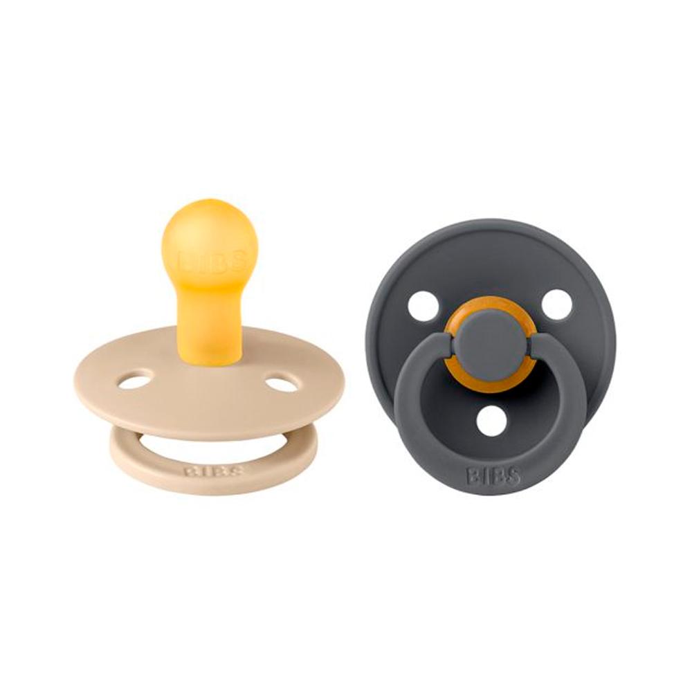 Пустышка BIBS COLOUR VANILLA/IRON 0-6м 2шт