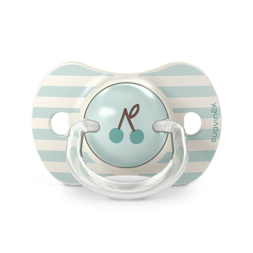 Пустышка Suavinex Birdies зеленая 18м+ 2шт