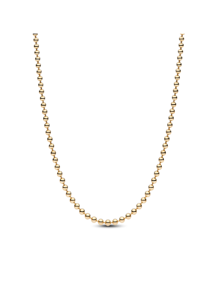 14k gold-plated ball chain