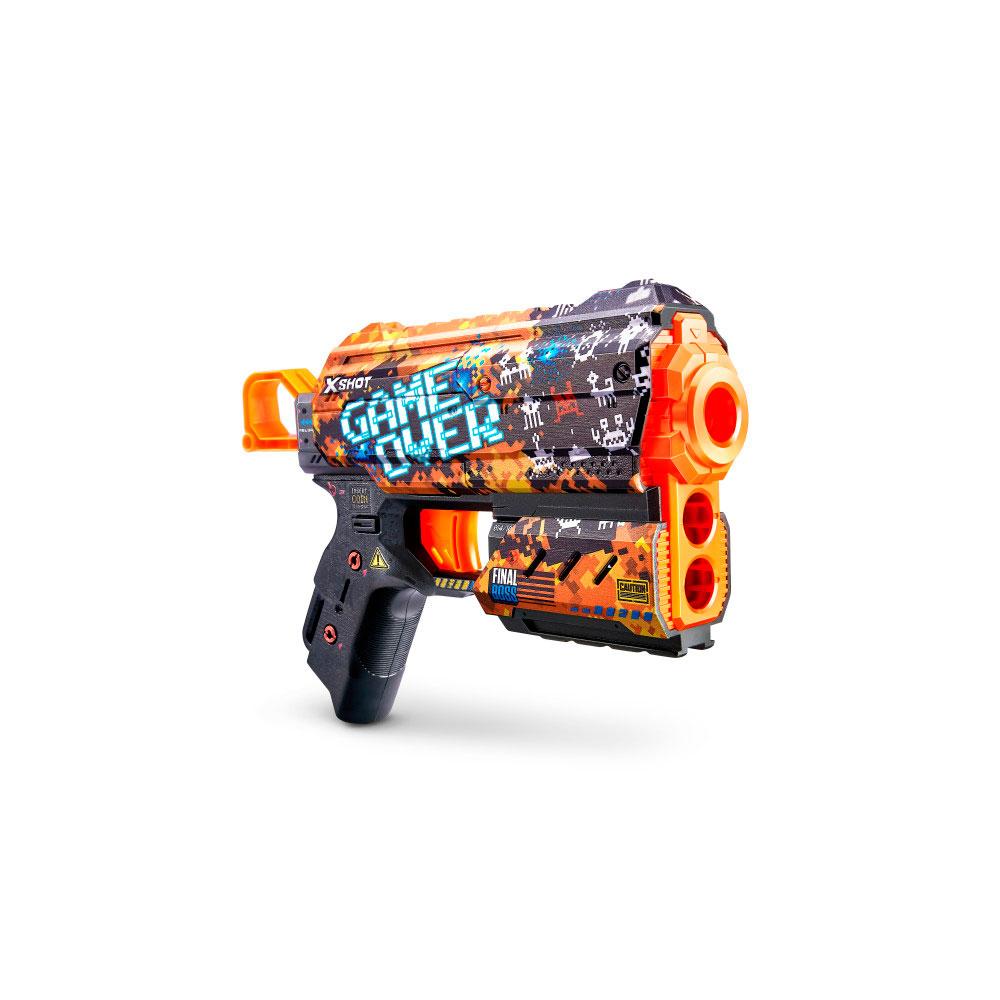 Бластер X-Shot Skins Flux Dart Game Over 8 дротиков