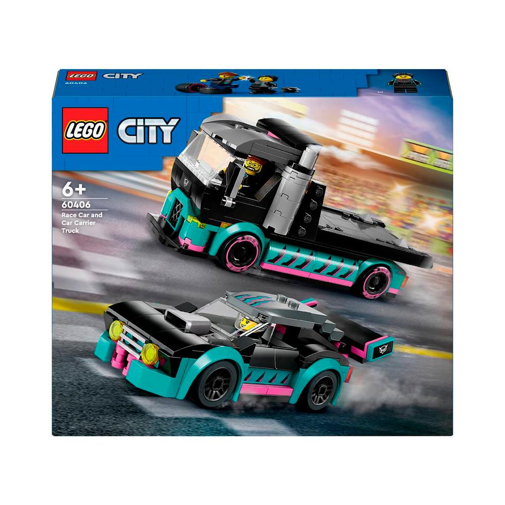 60406 LEGO CITY gonochnaya mashina i avtovoz 6+ [4]