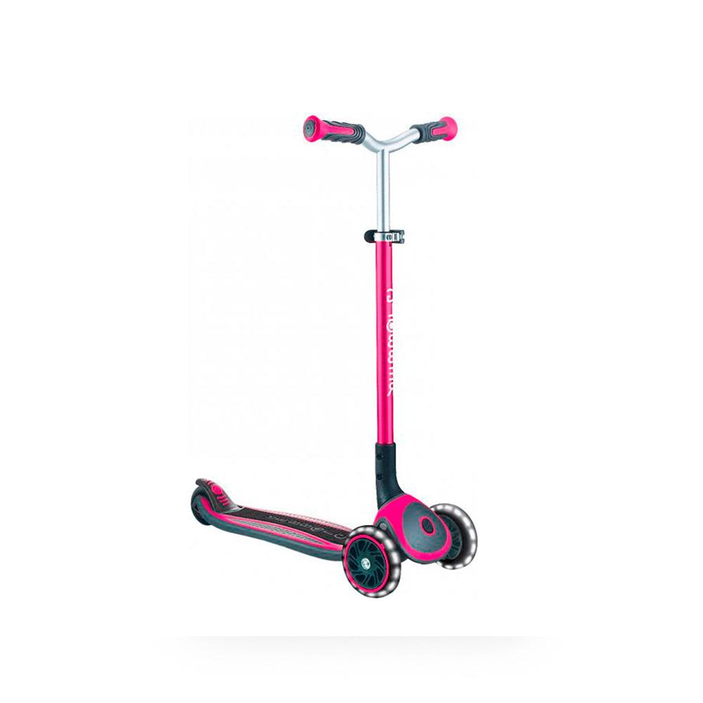 Трёхколесный самокат Globber Master Lights Pink