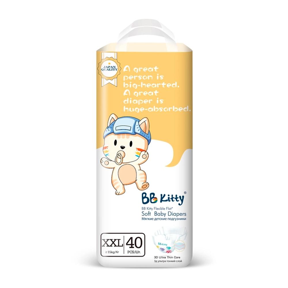 Подгузники BB Kitty размер XXL 15-25 кг 40 шт