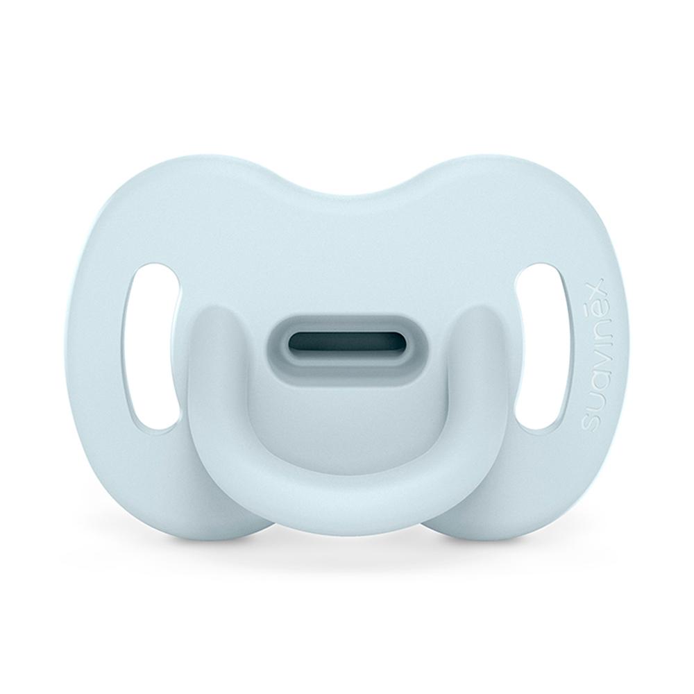 Пустышка Suavinex силиконовая физиологическая голубая 0-6 м Пустышка Suavinex силиконовая физиологическая голубая 0-6 м