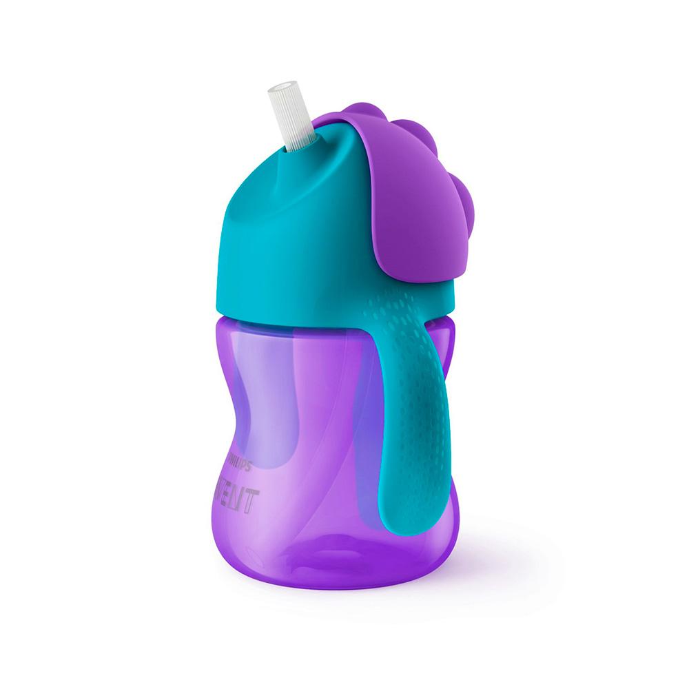 Чашка с трубочкой Philips Avent для девочек 9м+ 200 мл