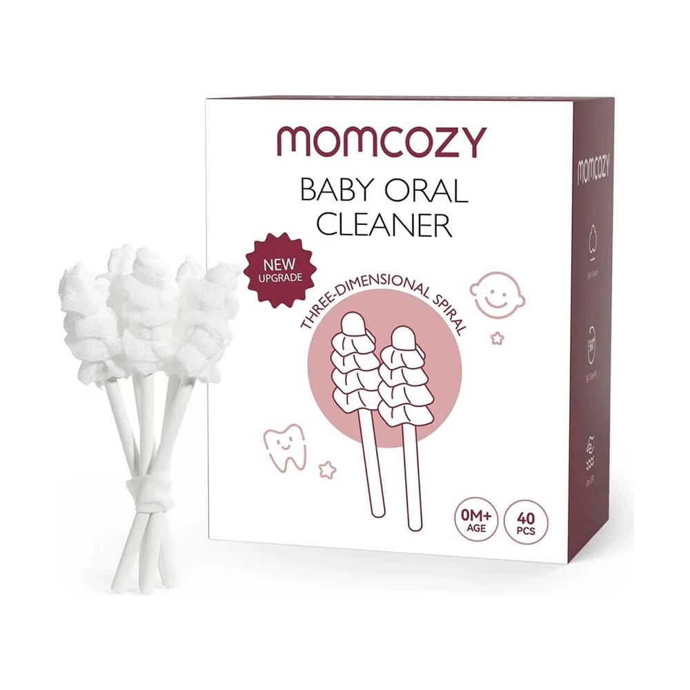 Ватные палочки для гигиены языка Momcozy 40pcs Ватные палочки для гигиены языка Momcozy 40pcs